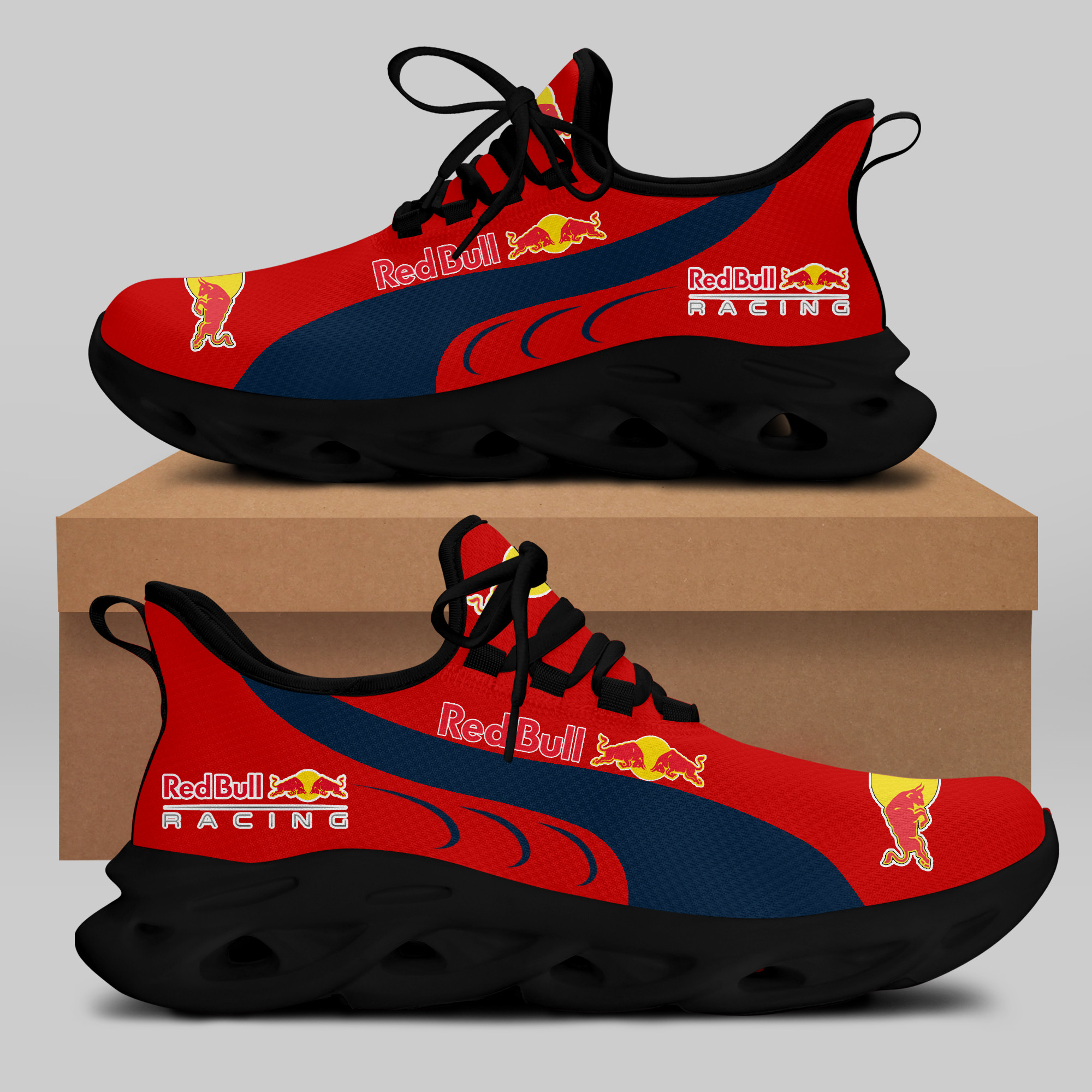 Red Bull Racing Sneakers RUNNING SHOES VER 21 - Famjoys Red Bull Racing Sneakers RUNNING SHOES VER 21 - Famjoys