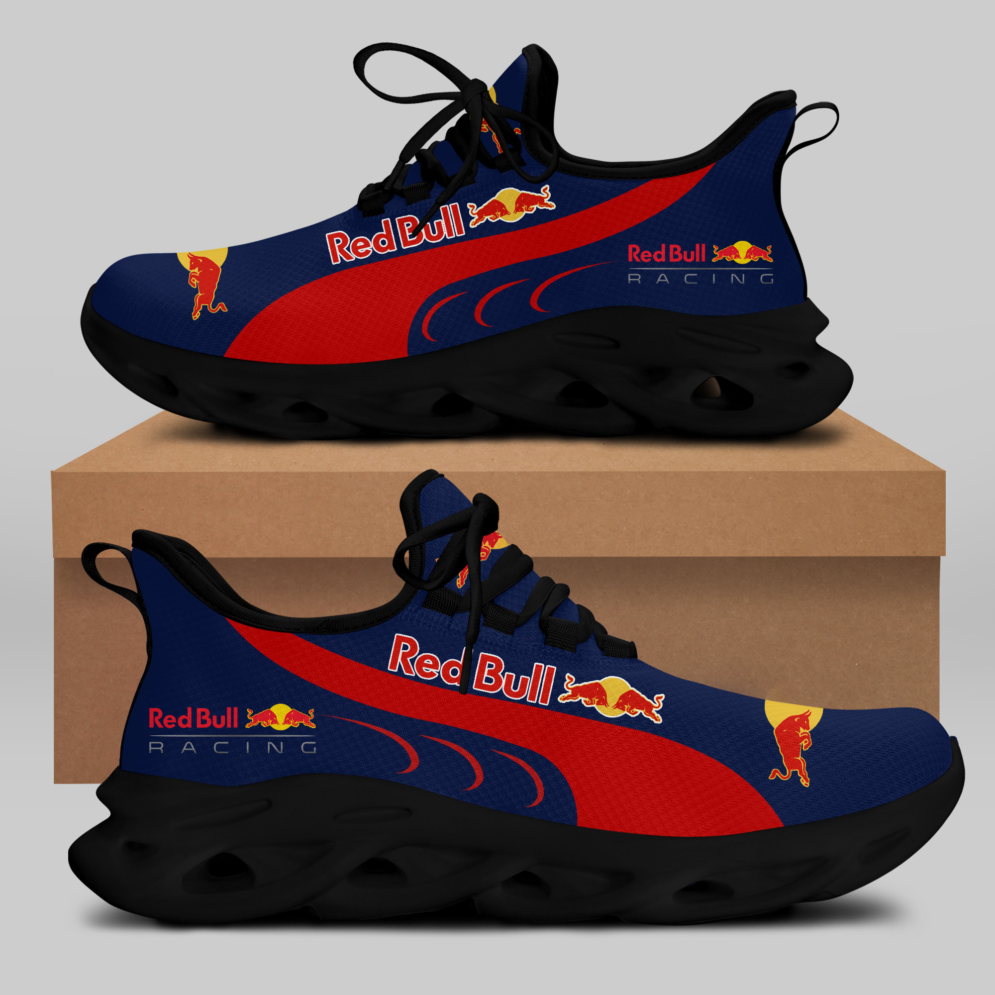 Red Bull Racing Sneakers RUNNING SHOES VER 8 - Famjoys Red Bull Racing Sneakers RUNNING SHOES VER 8 - Famjoys