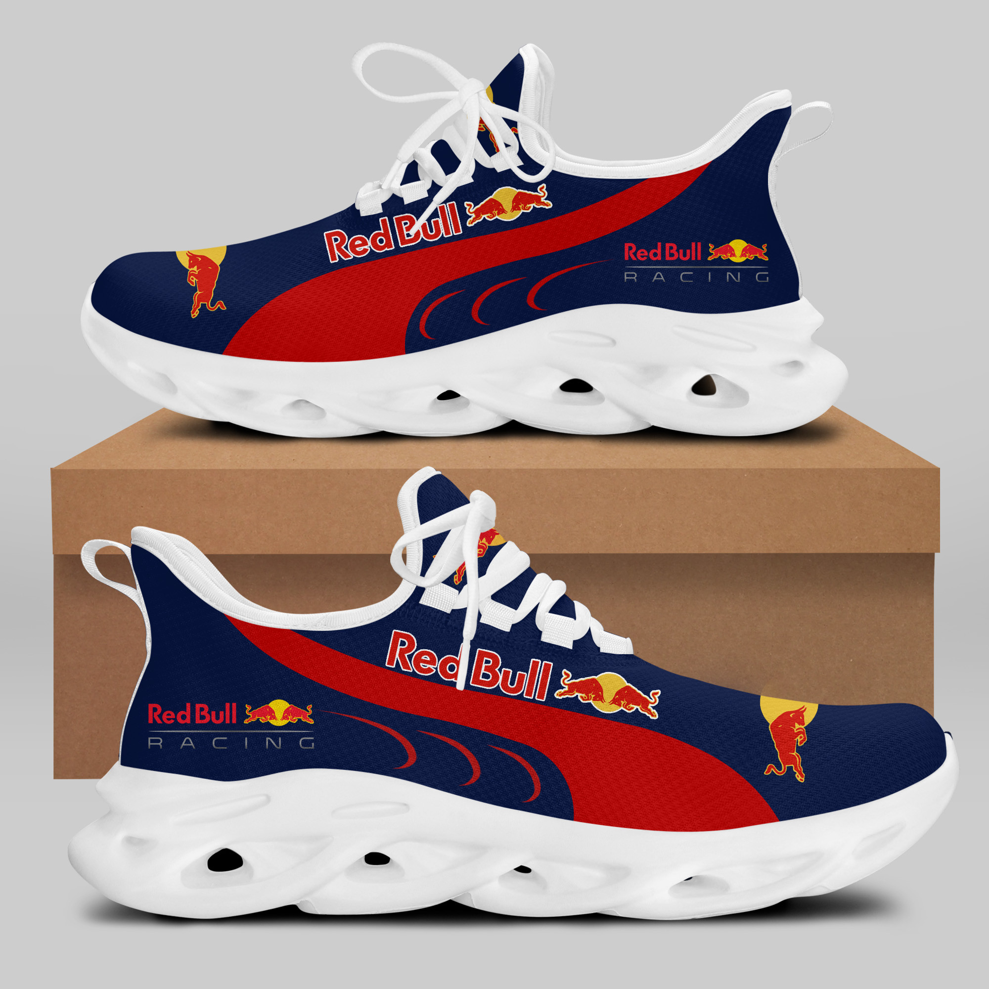 Red Bull Racing Sneakers RUNNING SHOES VER 8 - Famjoys Red Bull Racing Sneakers RUNNING SHOES VER 8 - Famjoys