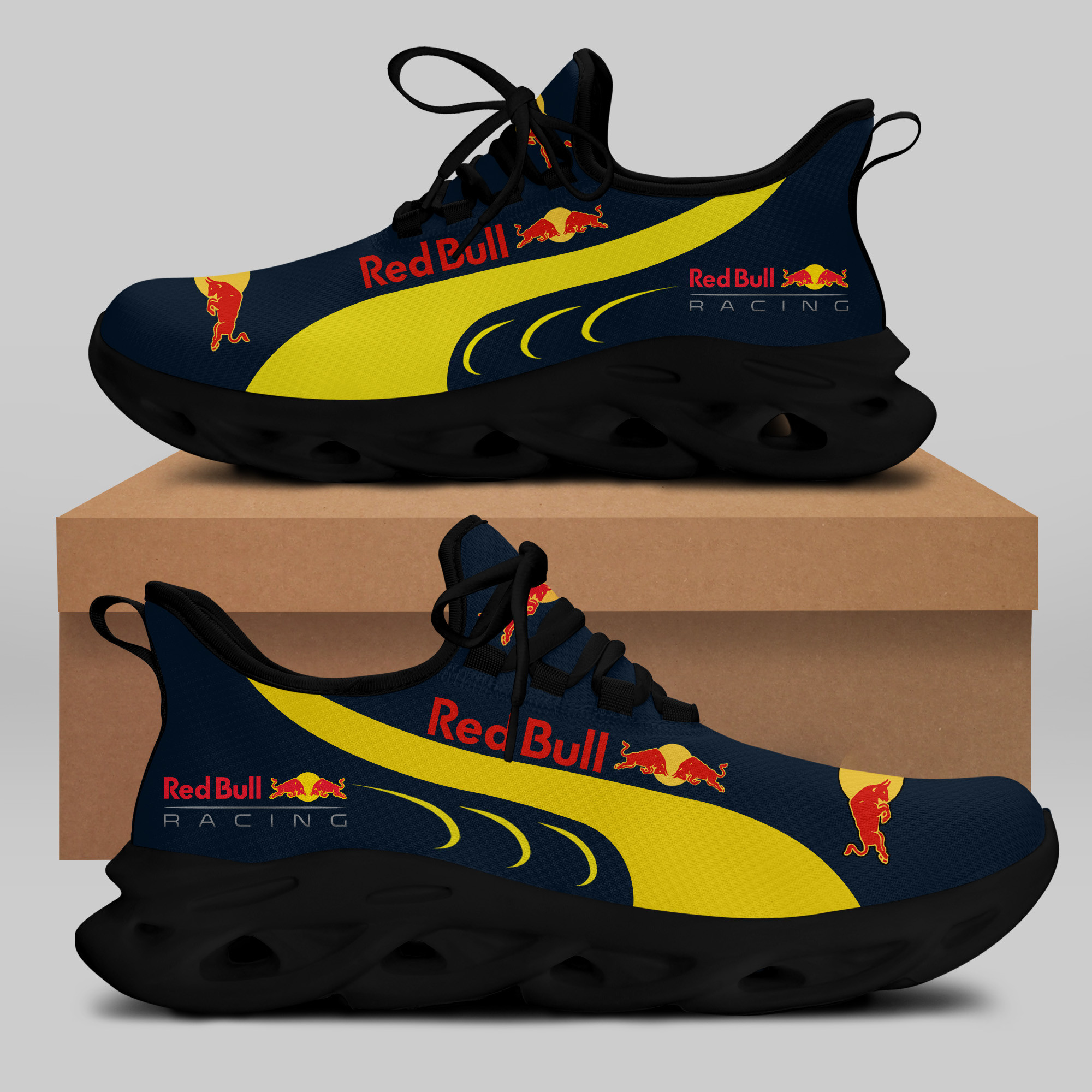 Red Bull Racing Sneakers RUNNING SHOES VER 9 - Famjoys Red Bull Racing Sneakers RUNNING SHOES VER 9 - Famjoys