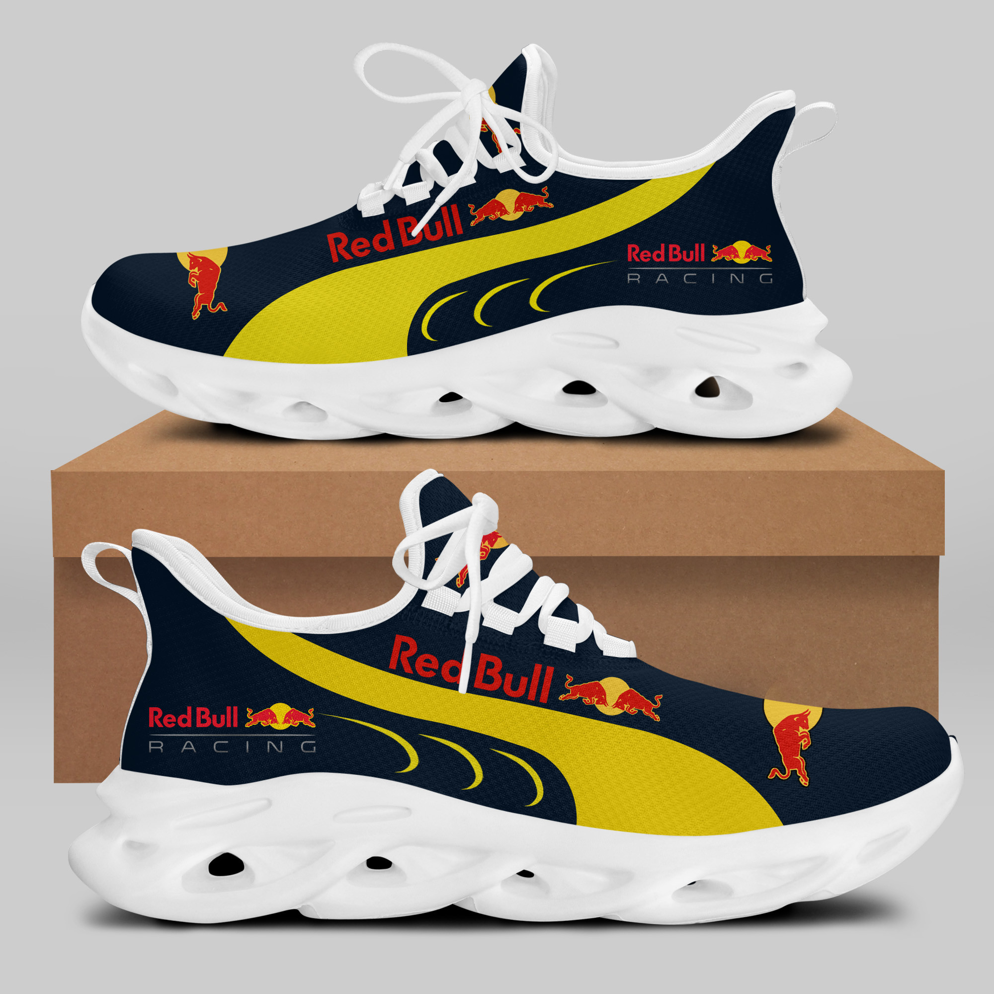 Red Bull Racing Sneakers RUNNING SHOES VER 9 - Famjoys Red Bull Racing Sneakers RUNNING SHOES VER 9 - Famjoys