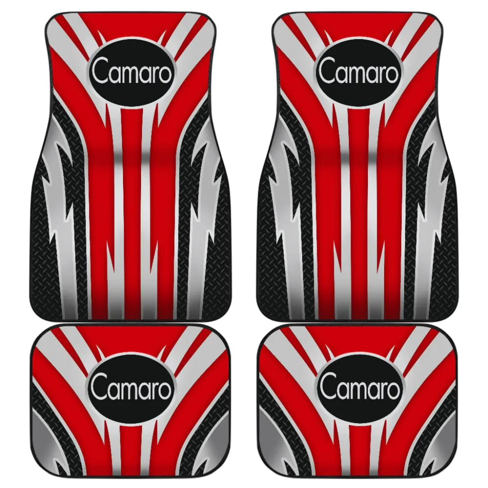RED CAMARO CAR FLOOR MATS 211901 - Famjoys RED CAMARO CAR FLOOR MATS 211901 - Famjoys