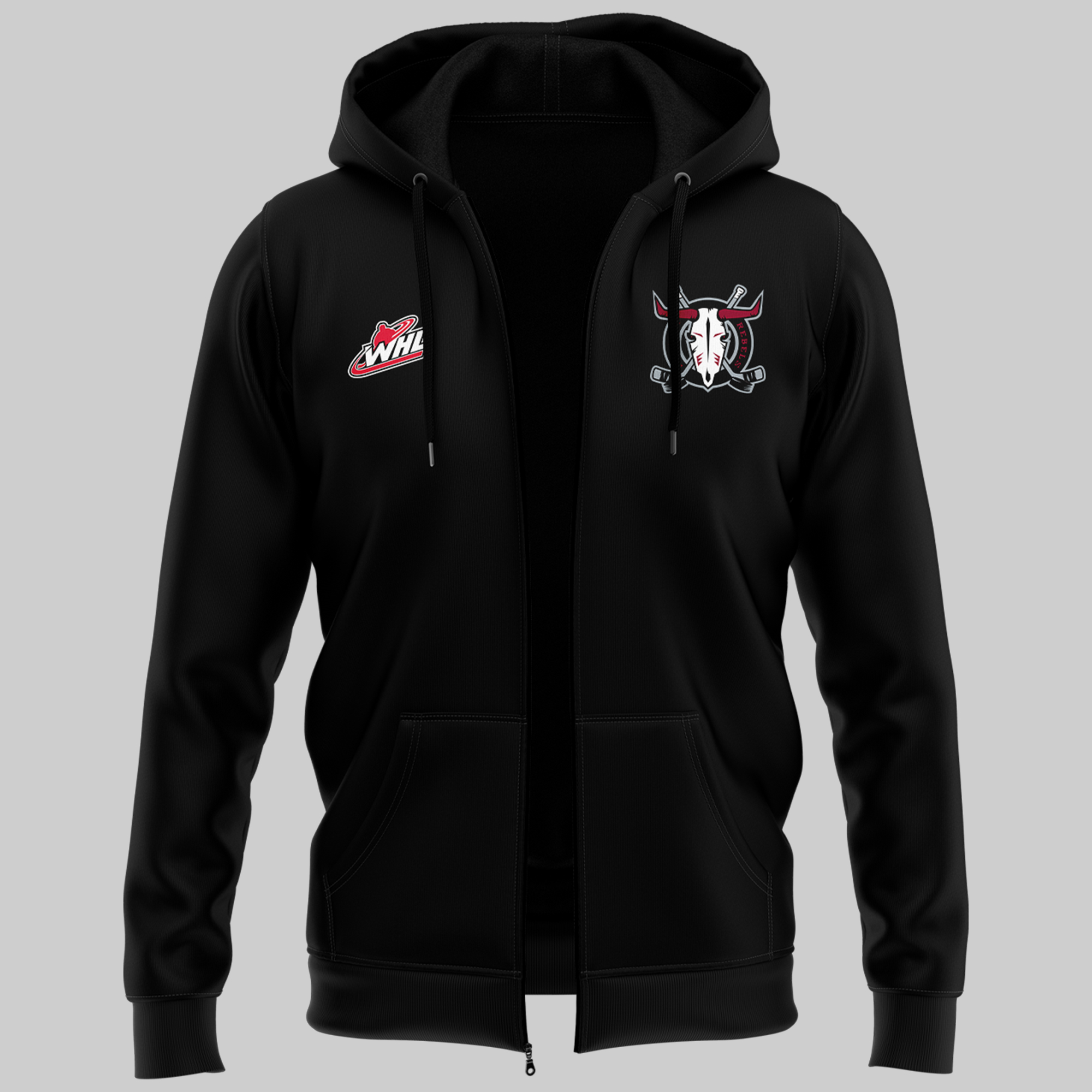 Red Deer Rebels 2025 Zip Hoodie - Famjoys Red Deer Rebels 2025 Zip Hoodie - Famjoys