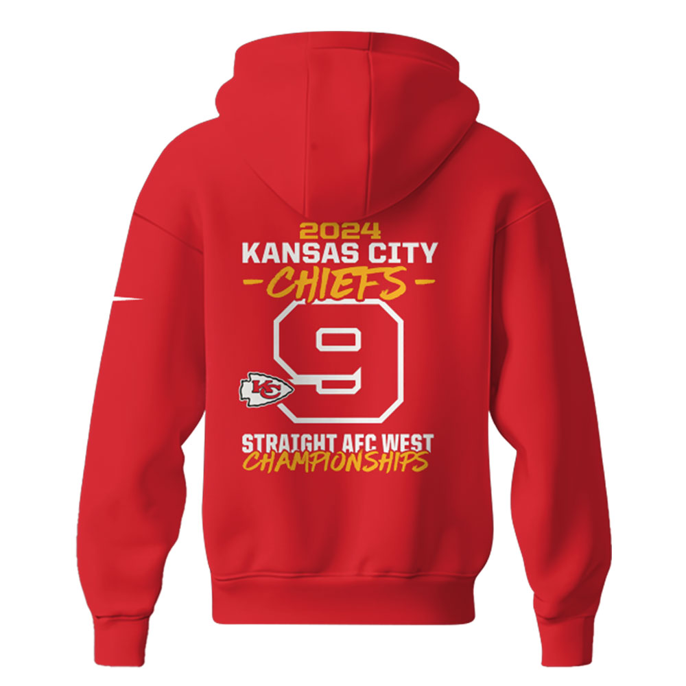 Red Kansas City Chiefs AFC West Division Champions Locker Room Trophy Collection Hoodie - Famjoys Red Kansas City Chiefs AFC West Division Champions Locker Room Trophy Collection Hoodie - Famjoys