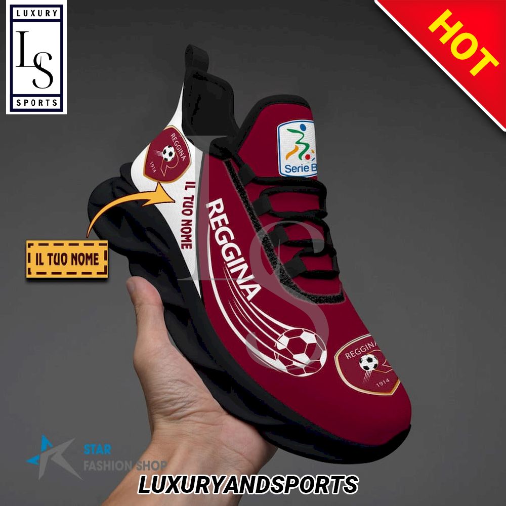 Reggina Calcio Serie B Custom Name Max Soul Shoes - Famjoys Reggina Calcio Serie B Custom Name Max Soul Shoes - Famjoys