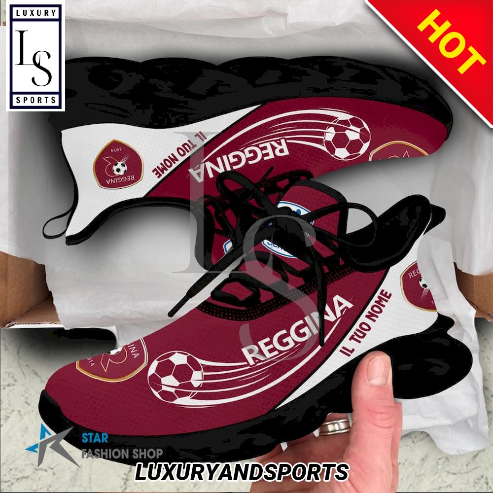 Reggina Calcio Serie B Custom Name Max Soul Shoes - Famjoys Reggina Calcio Serie B Custom Name Max Soul Shoes - Famjoys
