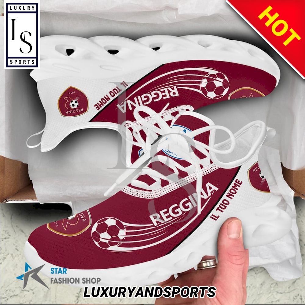 Reggina Calcio Serie B Custom Name Max Soul Shoes - Famjoys Reggina Calcio Serie B Custom Name Max Soul Shoes - Famjoys