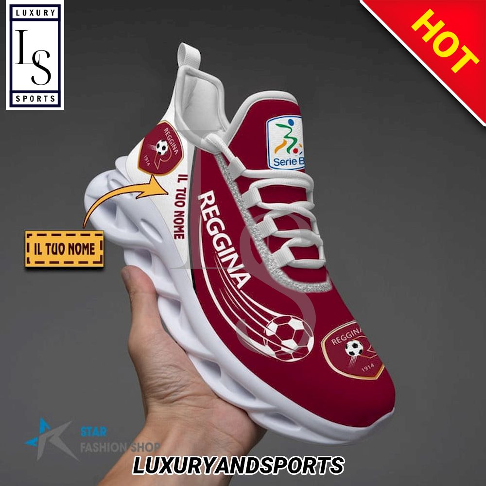 Reggina Calcio Serie B Custom Name Max Soul Shoes - Famjoys Reggina Calcio Serie B Custom Name Max Soul Shoes - Famjoys