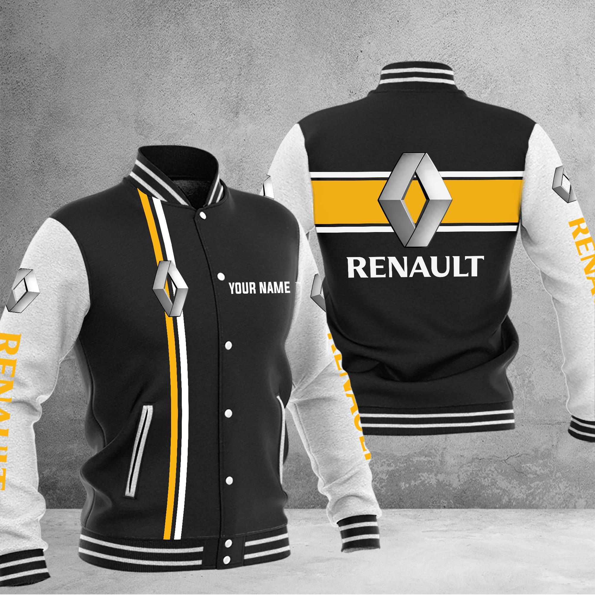 Renault Baseball Jacket - Famjoys Renault Baseball Jacket - Famjoys