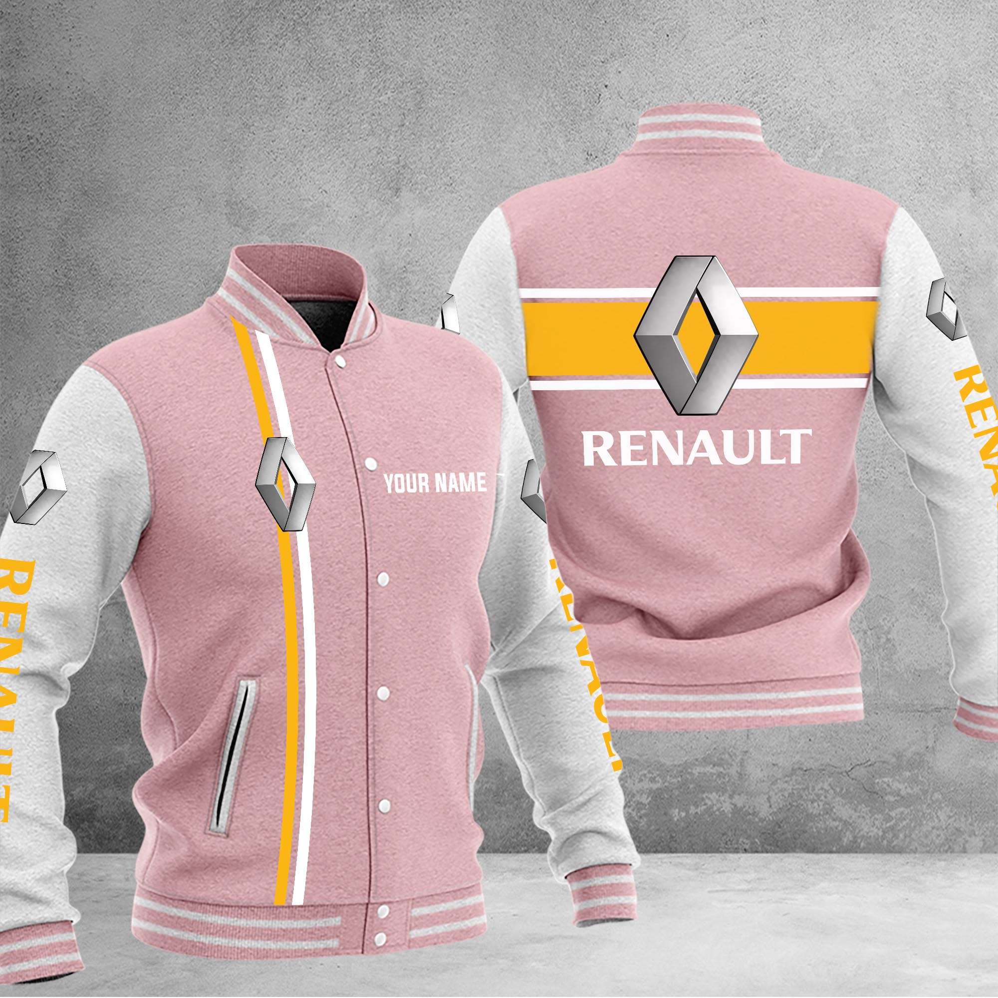 Renault Baseball Jacket - Famjoys Renault Baseball Jacket - Famjoys