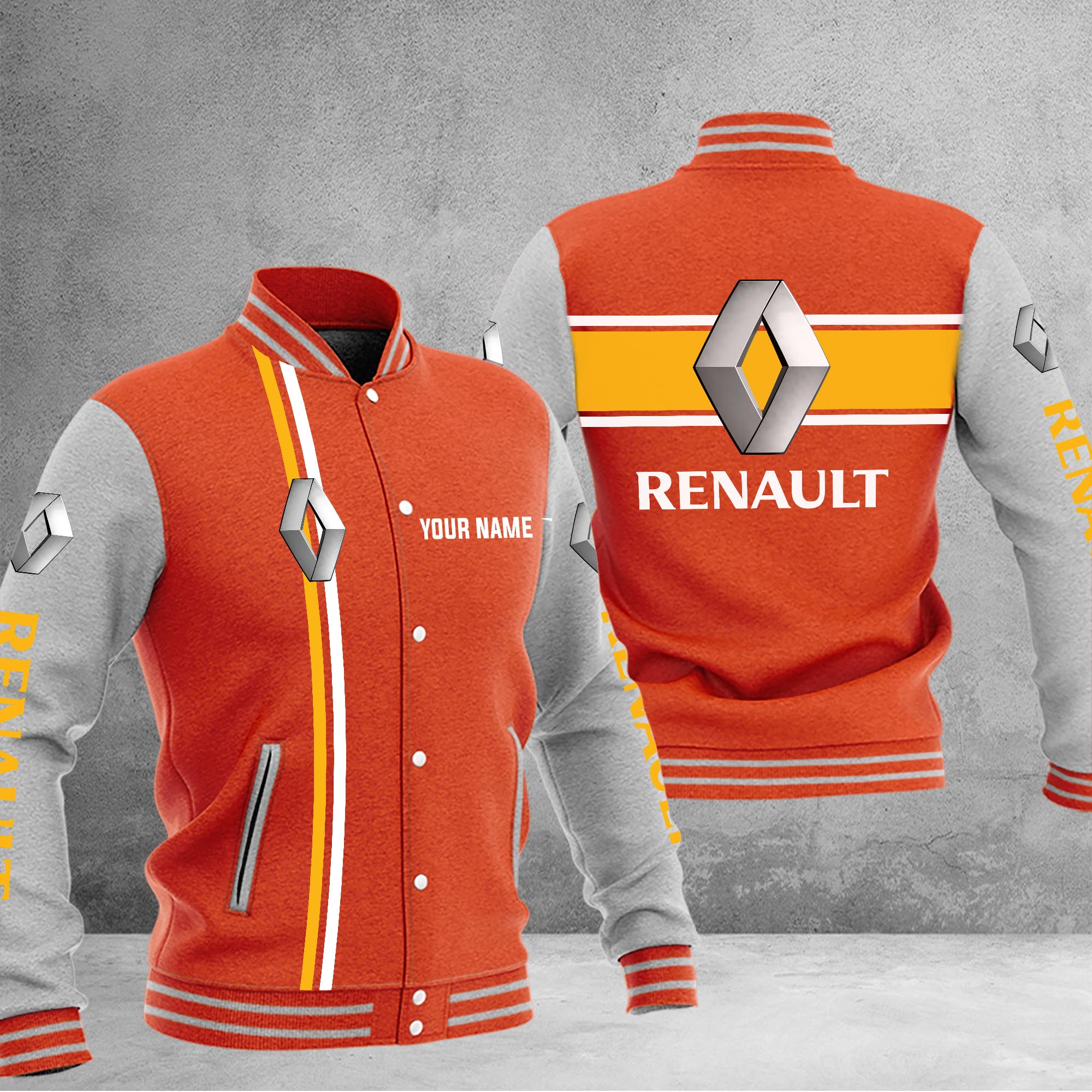Renault Baseball Jacket - Famjoys Renault Baseball Jacket - Famjoys