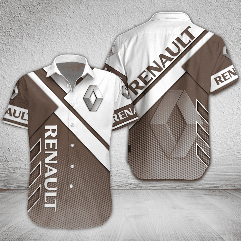 Renault Button Shirt Custom Name, Multicolor - Famjoys Renault Button Shirt Custom Name, Multicolor - Famjoys