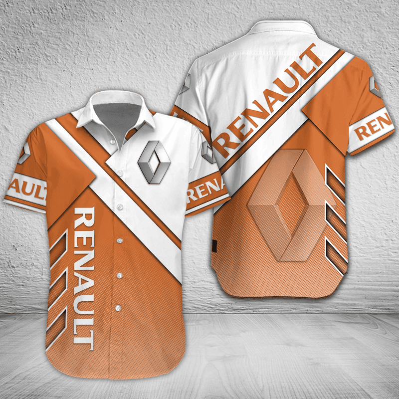 Renault Button Shirt Custom Name, Multicolor - Famjoys Renault Button Shirt Custom Name, Multicolor - Famjoys