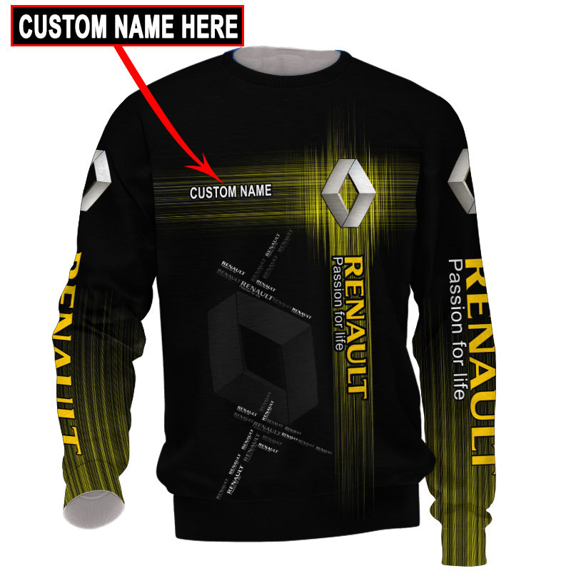 Renault Tshirt, sweatshirt, Polo, Hawaiian, Hoodie 3D Apparel Full Printing Custom Name - Famjoys Renault Tshirt, sweatshirt, Polo, Hawaiian, Hoodie 3D Apparel Full Printing Custom Name - Famjoys