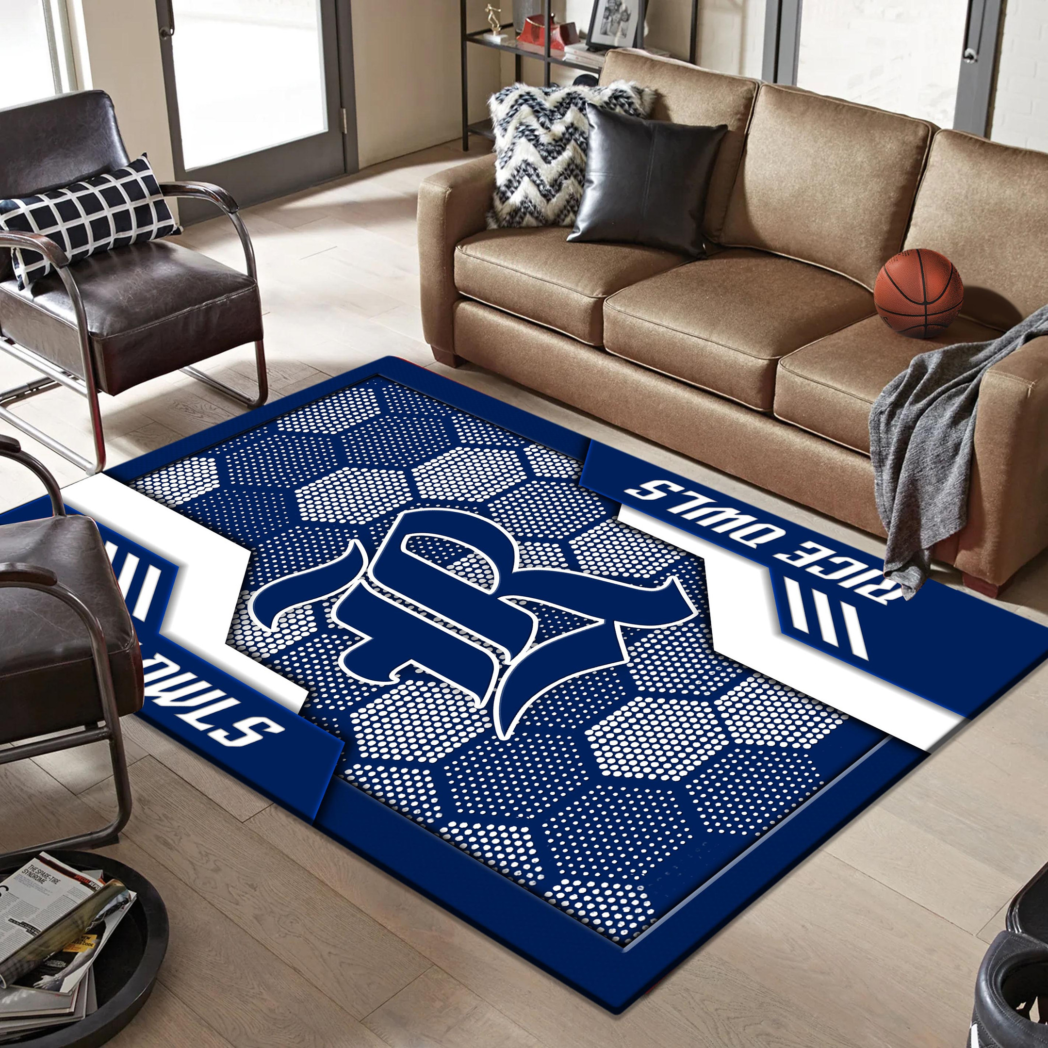 Rice Owls Area Rugs 3715 - Famjoys Rice Owls Area Rugs 3715 - Famjoys