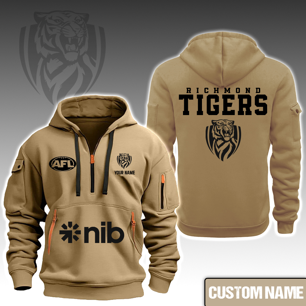 Richmond Tigers AFL New Zip Hoodie