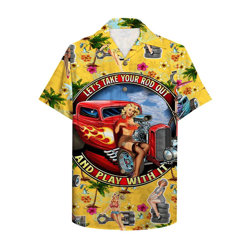 Rod Let's Take Your Rod Out And Play With It Hawaiian Shirt - Famjoys Rod Let's Take Your Rod Out And Play With It Hawaiian Shirt - Famjoys