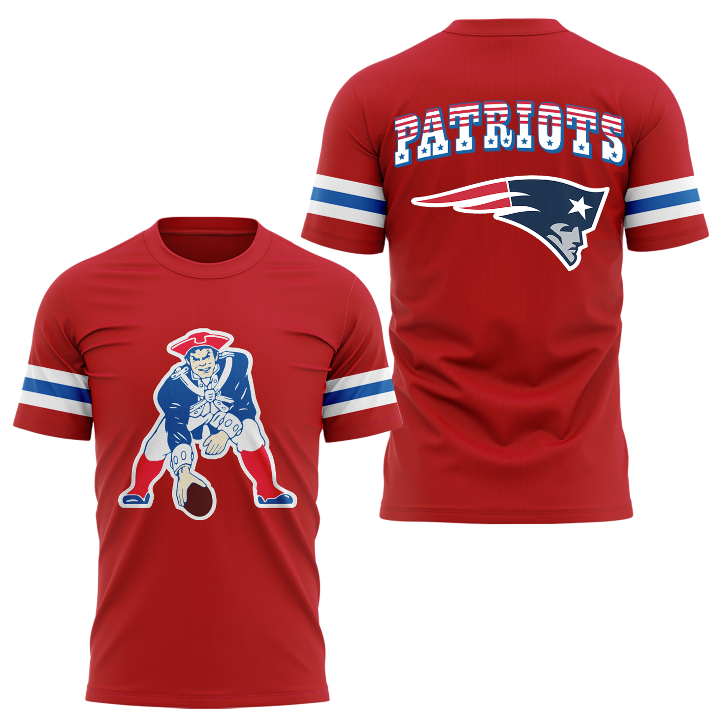 Royal New England Patriots Rewind Club Fleece Pullover Tshirt - Famjoys Royal New England Patriots Rewind Club Fleece Pullover Tshirt - Famjoys