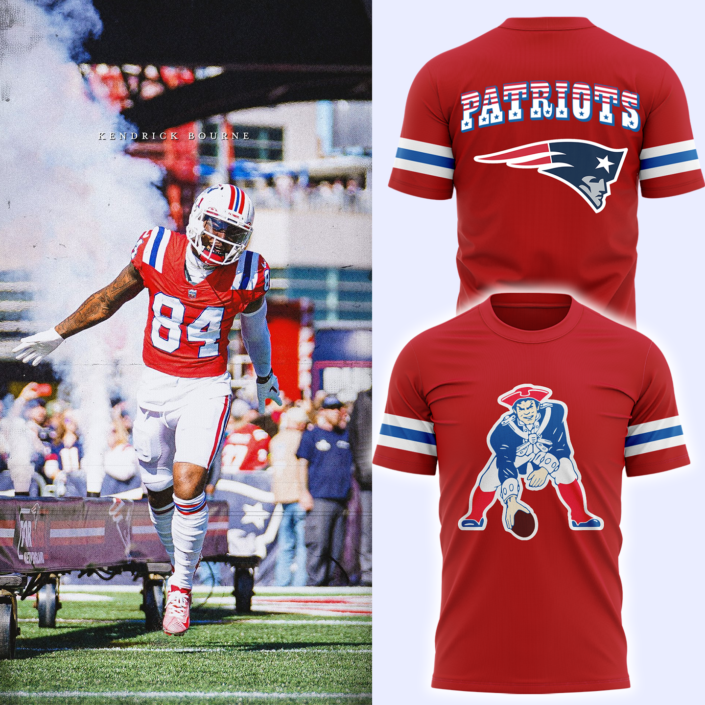 Royal New England Patriots Rewind Club Fleece Pullover Tshirt - Famjoys Royal New England Patriots Rewind Club Fleece Pullover Tshirt - Famjoys