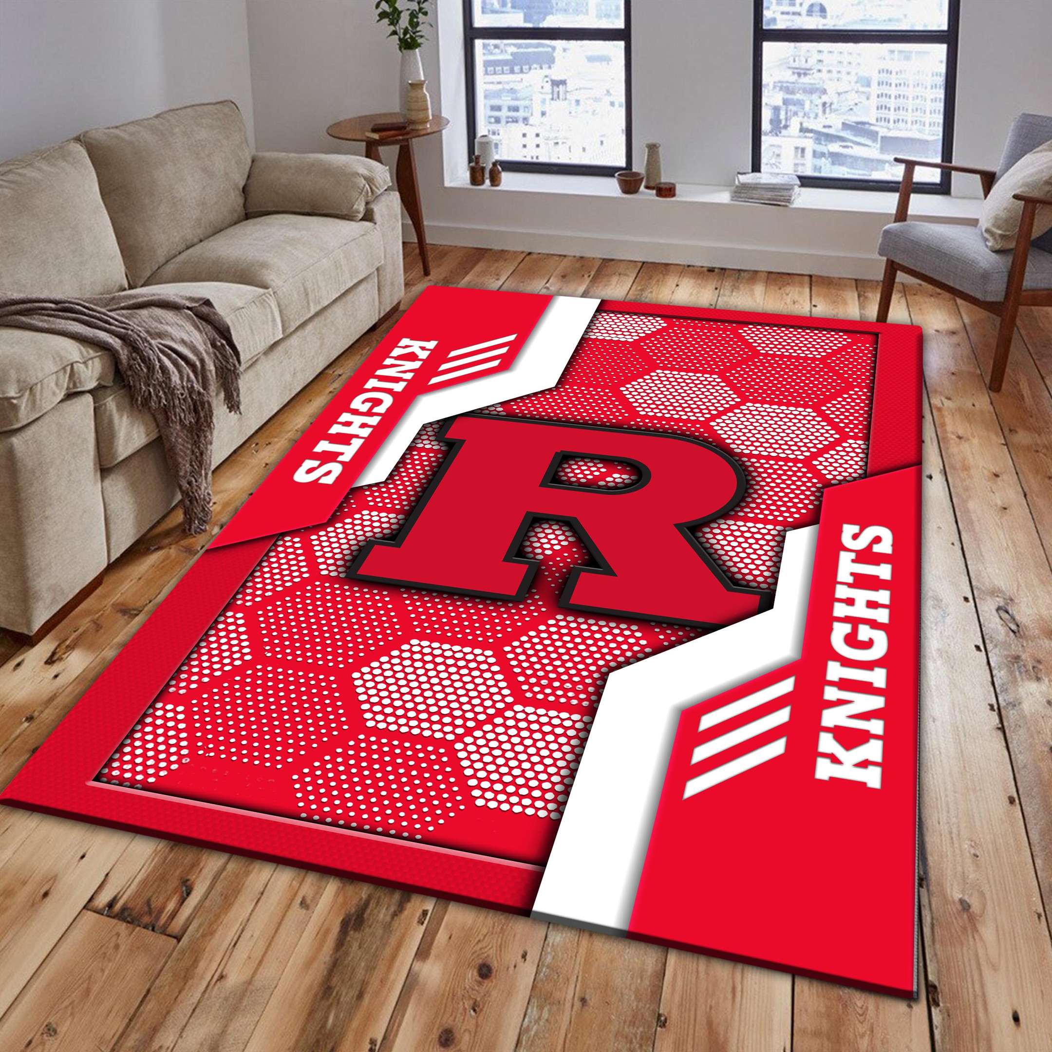 Rutgers Scarlet Knights Area Rugs 3751 - Famjoys Rutgers Scarlet Knights Area Rugs 3751 - Famjoys