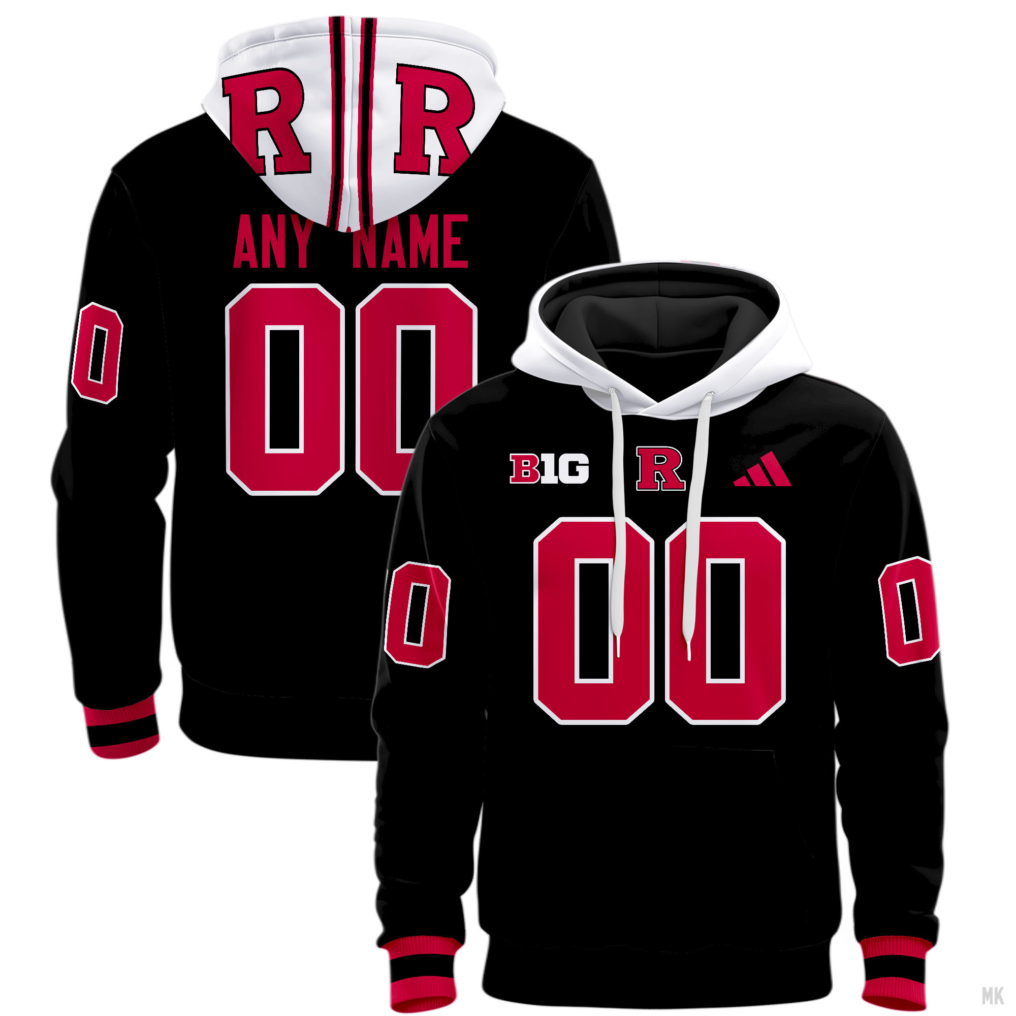 Rutgers Scarlet Knights Football Hoodie - Famjoys Rutgers Scarlet Knights Football Hoodie - Famjoys