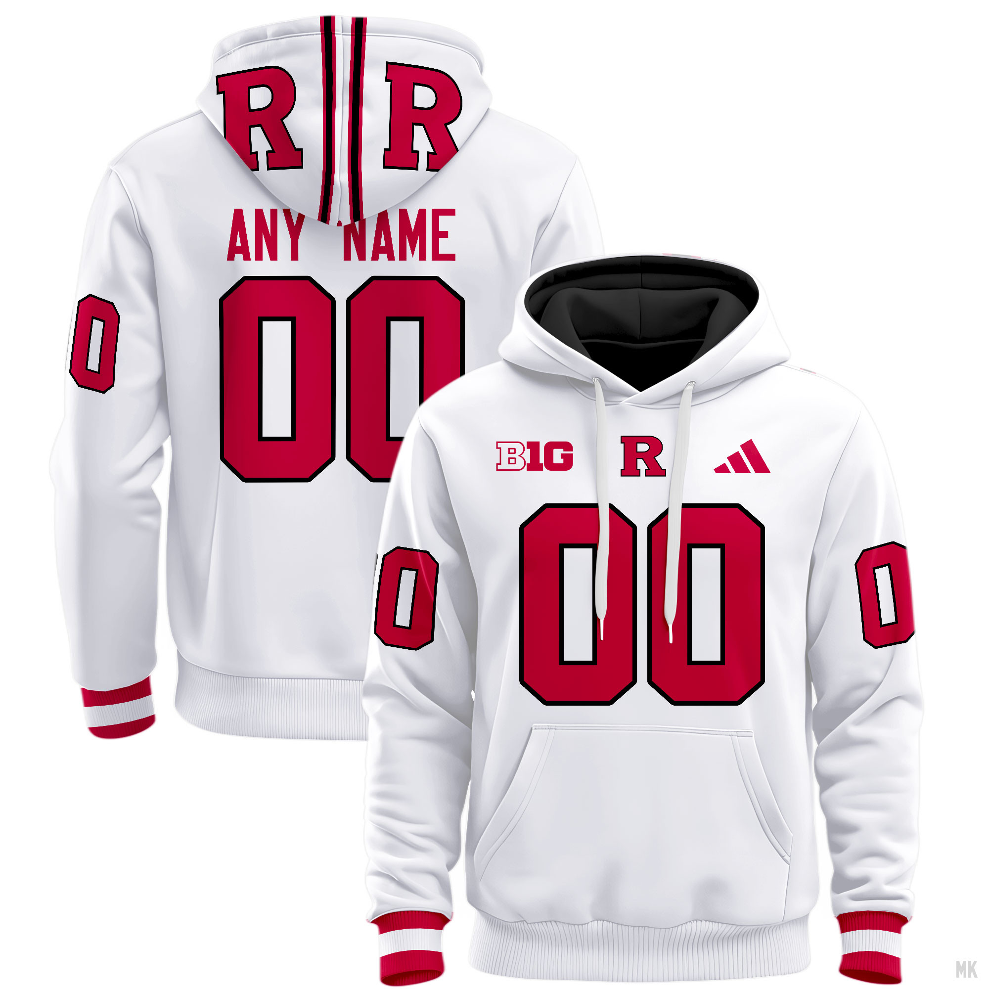 Rutgers Scarlet Knights Football Hoodie - Famjoys Rutgers Scarlet Knights Football Hoodie - Famjoys