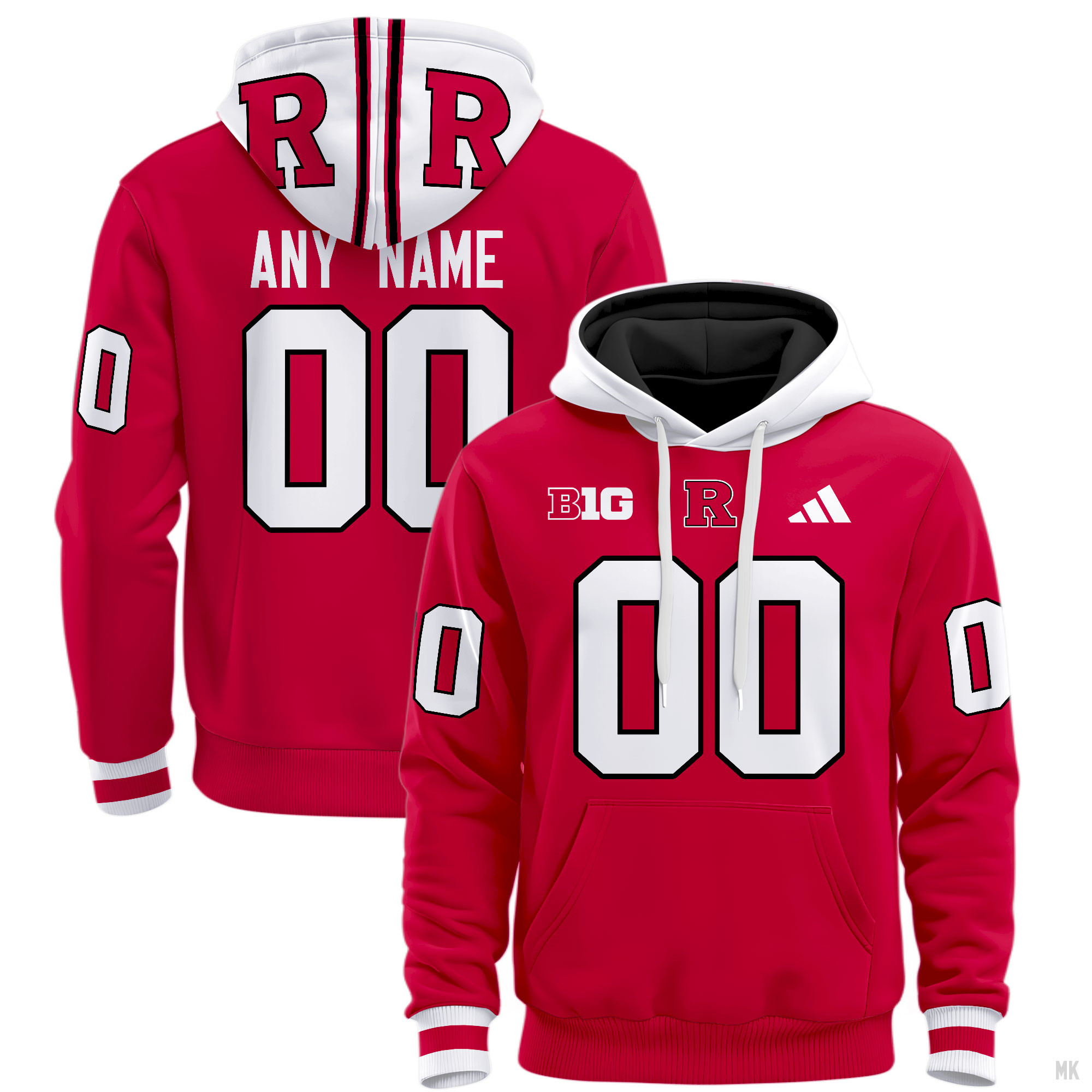 Rutgers Scarlet Knights Football Hoodie - Famjoys Rutgers Scarlet Knights Football Hoodie - Famjoys