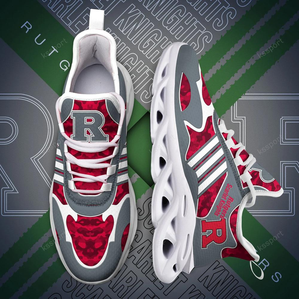 Rutgers Scarlet Knights Max Soul Clunky, Camo Running Sneakers For Fan Ever - Famjoys Rutgers Scarlet Knights Max Soul Clunky, Camo Running Sneakers For Fan Ever - Famjoys