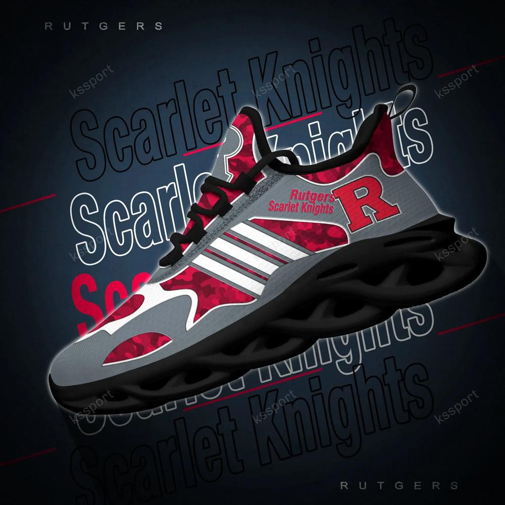 Rutgers Scarlet Knights Max Soul Clunky, Camo Running Sneakers For Fan Ever - Famjoys Rutgers Scarlet Knights Max Soul Clunky, Camo Running Sneakers For Fan Ever - Famjoys