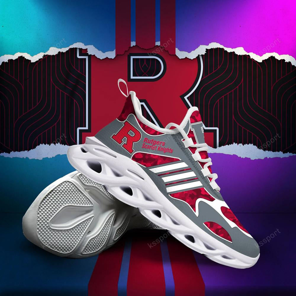 Rutgers Scarlet Knights Max Soul Clunky, Camo Running Sneakers For Fan Ever - Famjoys Rutgers Scarlet Knights Max Soul Clunky, Camo Running Sneakers For Fan Ever - Famjoys