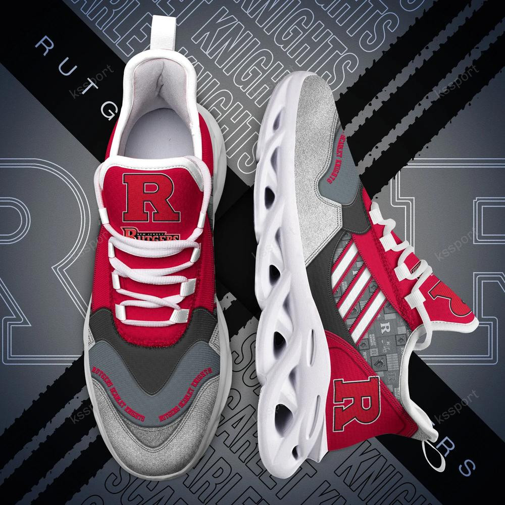 Rutgers Scarlet Knights Max Soul Clunky, Running Sneakers - Famjoys Rutgers Scarlet Knights Max Soul Clunky, Running Sneakers - Famjoys