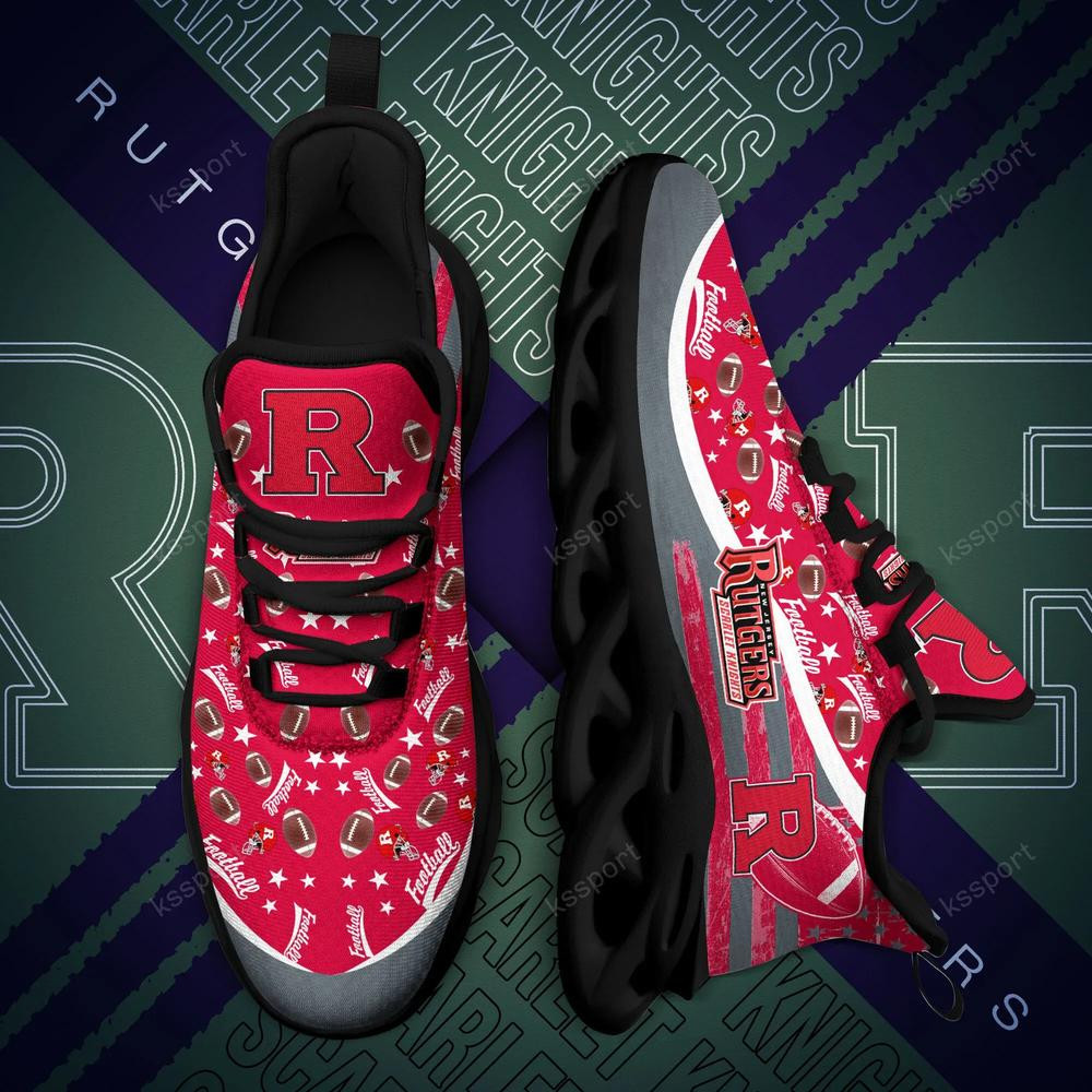 Rutgers Scarlet Knights Max Soul Clunky Sneakers - Famjoys Rutgers Scarlet Knights Max Soul Clunky Sneakers - Famjoys