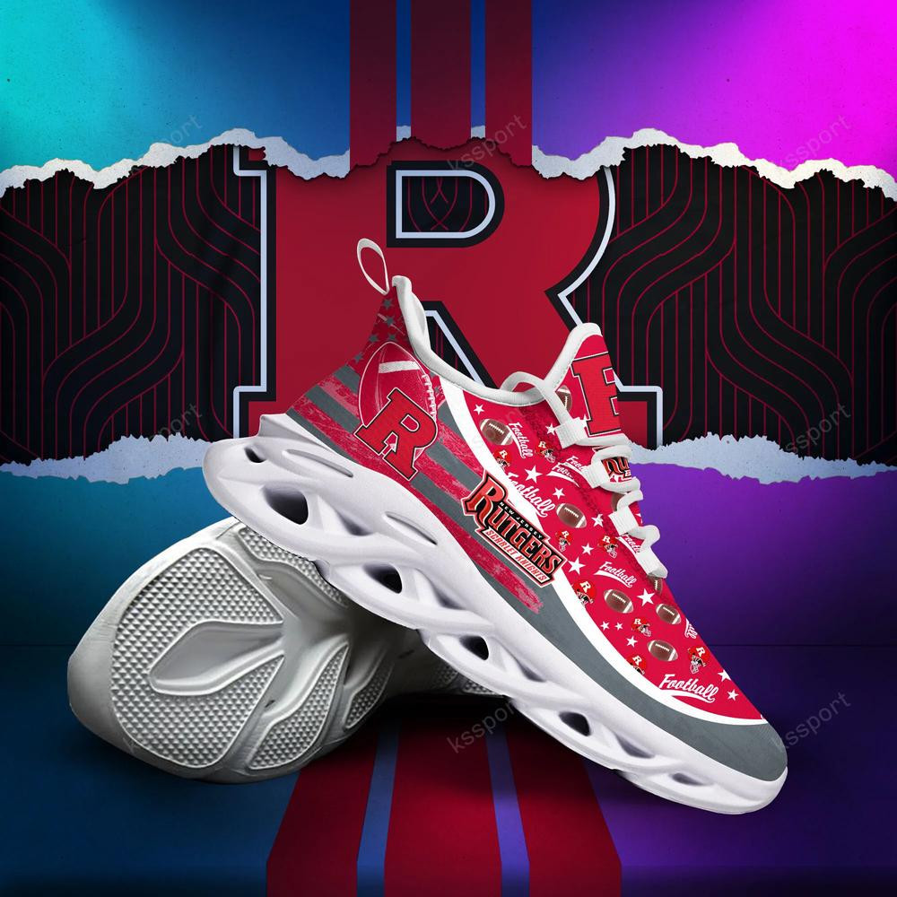 Rutgers Scarlet Knights Max Soul Clunky Sneakers - Famjoys Rutgers Scarlet Knights Max Soul Clunky Sneakers - Famjoys
