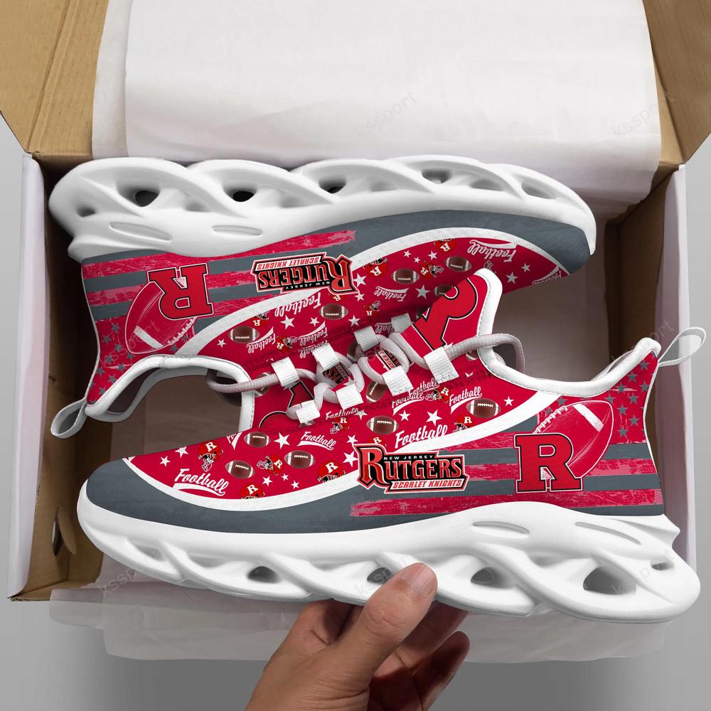 Rutgers Scarlet Knights Max Soul Clunky Sneakers - Famjoys Rutgers Scarlet Knights Max Soul Clunky Sneakers - Famjoys