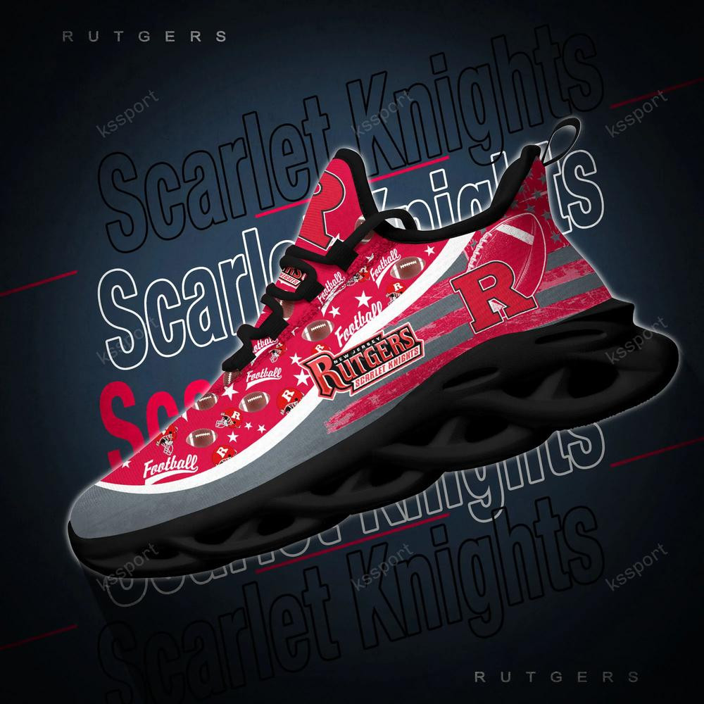 Rutgers Scarlet Knights Max Soul Clunky Sneakers - Famjoys Rutgers Scarlet Knights Max Soul Clunky Sneakers - Famjoys