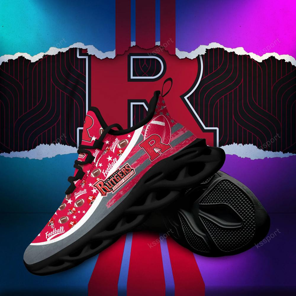 Rutgers Scarlet Knights Max Soul Clunky Sneakers - Famjoys Rutgers Scarlet Knights Max Soul Clunky Sneakers - Famjoys