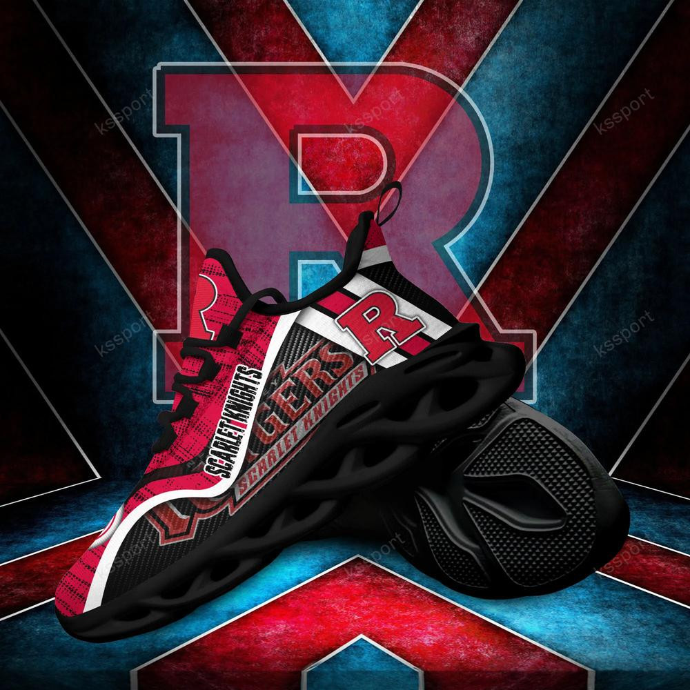 Rutgers Scarlet Knights Personalized Max Soul Shoes 2022 - Famjoys Rutgers Scarlet Knights Personalized Max Soul Shoes 2022 - Famjoys
