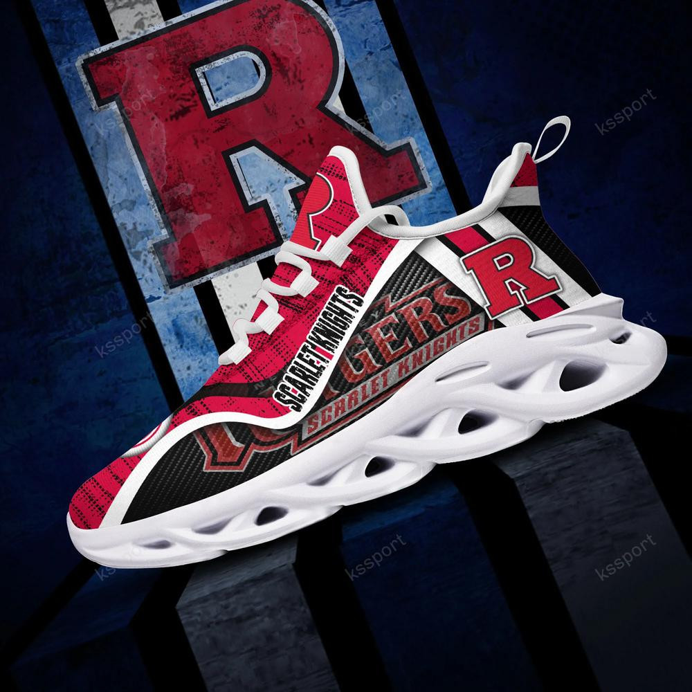 Rutgers Scarlet Knights Personalized Max Soul Shoes 2022 - Famjoys Rutgers Scarlet Knights Personalized Max Soul Shoes 2022 - Famjoys