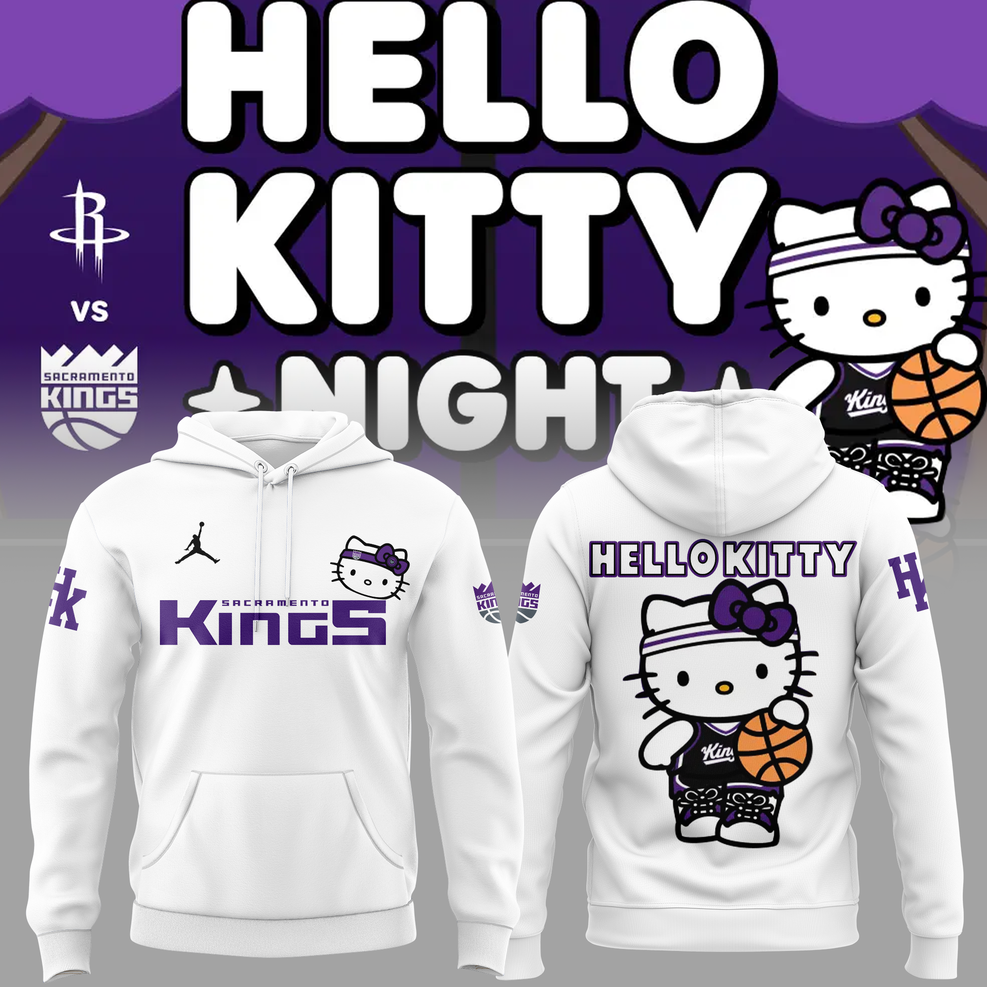Sacramento Kings Zip Hoodie 2024 - Famjoys Sacramento Kings Zip Hoodie 2024 - Famjoys