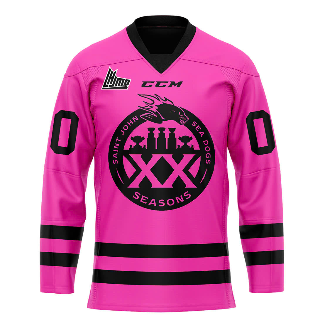 Saint John Sea Dogs x Pink in the Rink Jersey - Famjoys Saint John Sea Dogs x Pink in the Rink Jersey - Famjoys