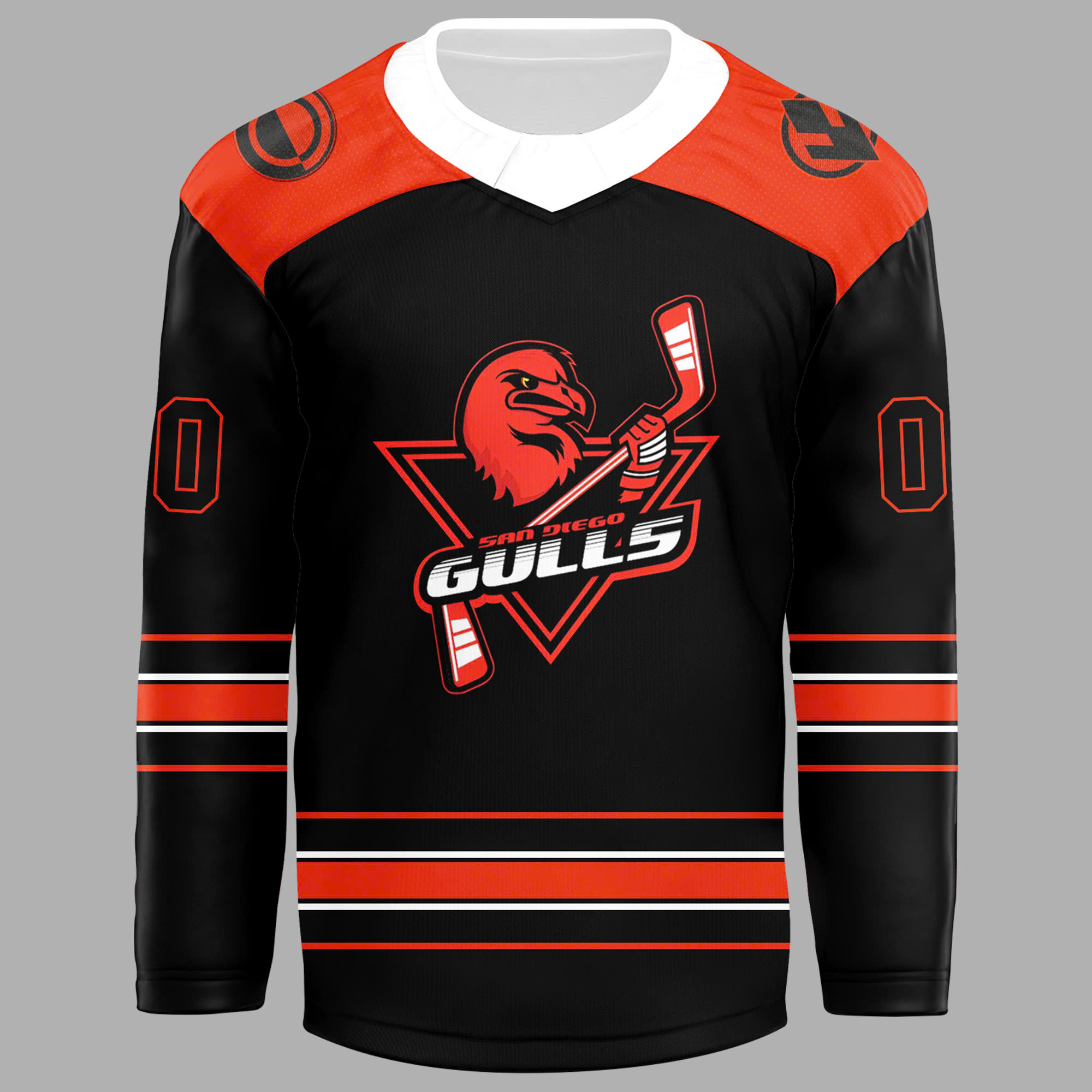 San Diego Gulls 24- Authentic Star Wars Jersey - Famjoys San Diego Gulls 24- Authentic Star Wars Jersey - Famjoys