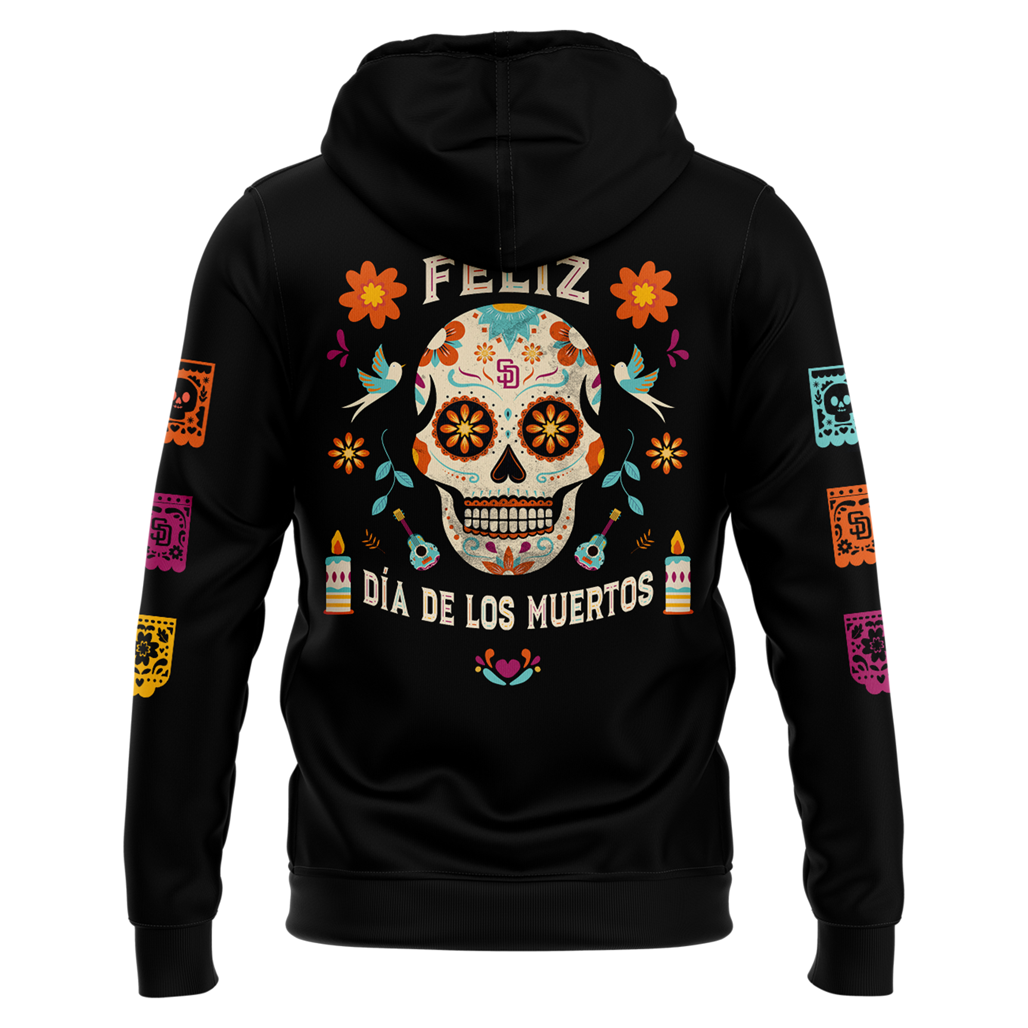 San Diego Padres Dia De Los Muertos Premium Hoodie - Famjoys San Diego Padres Dia De Los Muertos Premium Hoodie - Famjoys