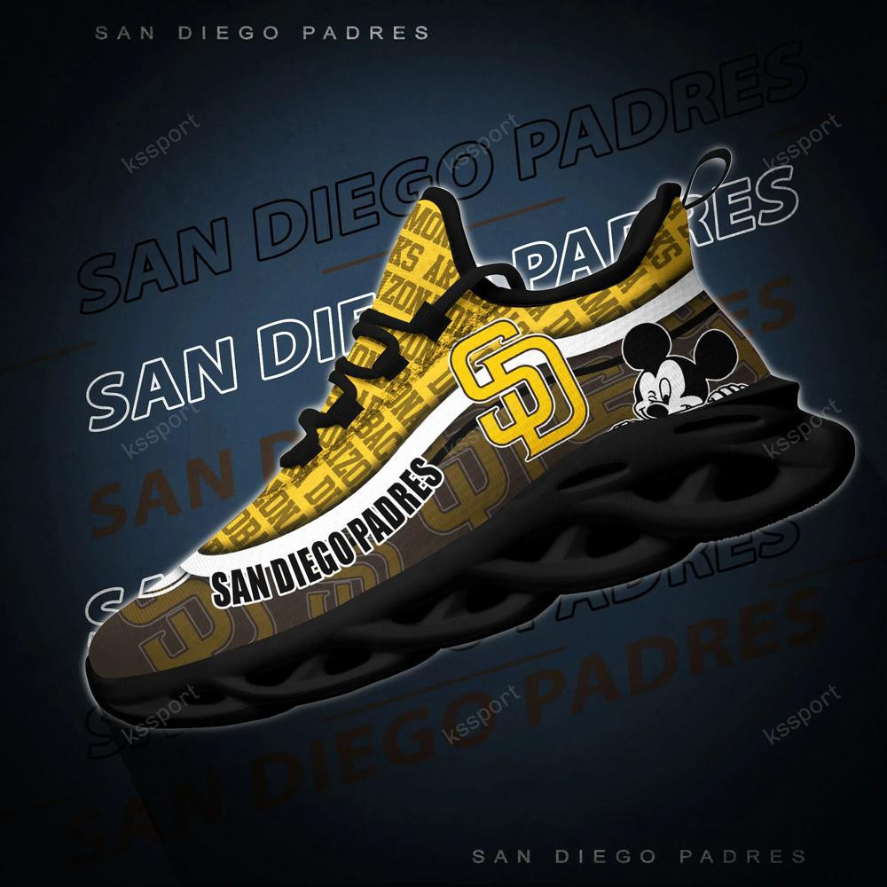 San Diego Padres Max Soul Clunky Sneakers - Famjoys San Diego Padres Max Soul Clunky Sneakers - Famjoys