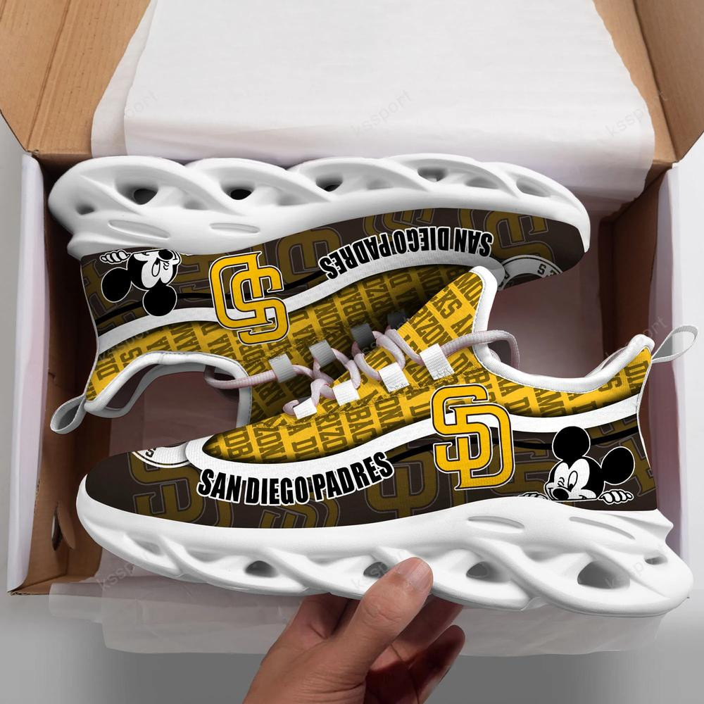 San Diego Padres Max Soul Clunky Sneakers - Famjoys San Diego Padres Max Soul Clunky Sneakers - Famjoys