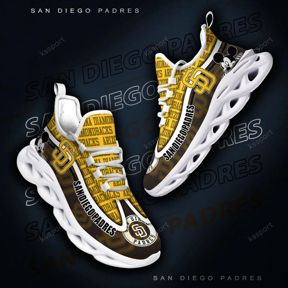 San Diego Padres Max Soul Clunky Sneakers - Famjoys San Diego Padres Max Soul Clunky Sneakers - Famjoys