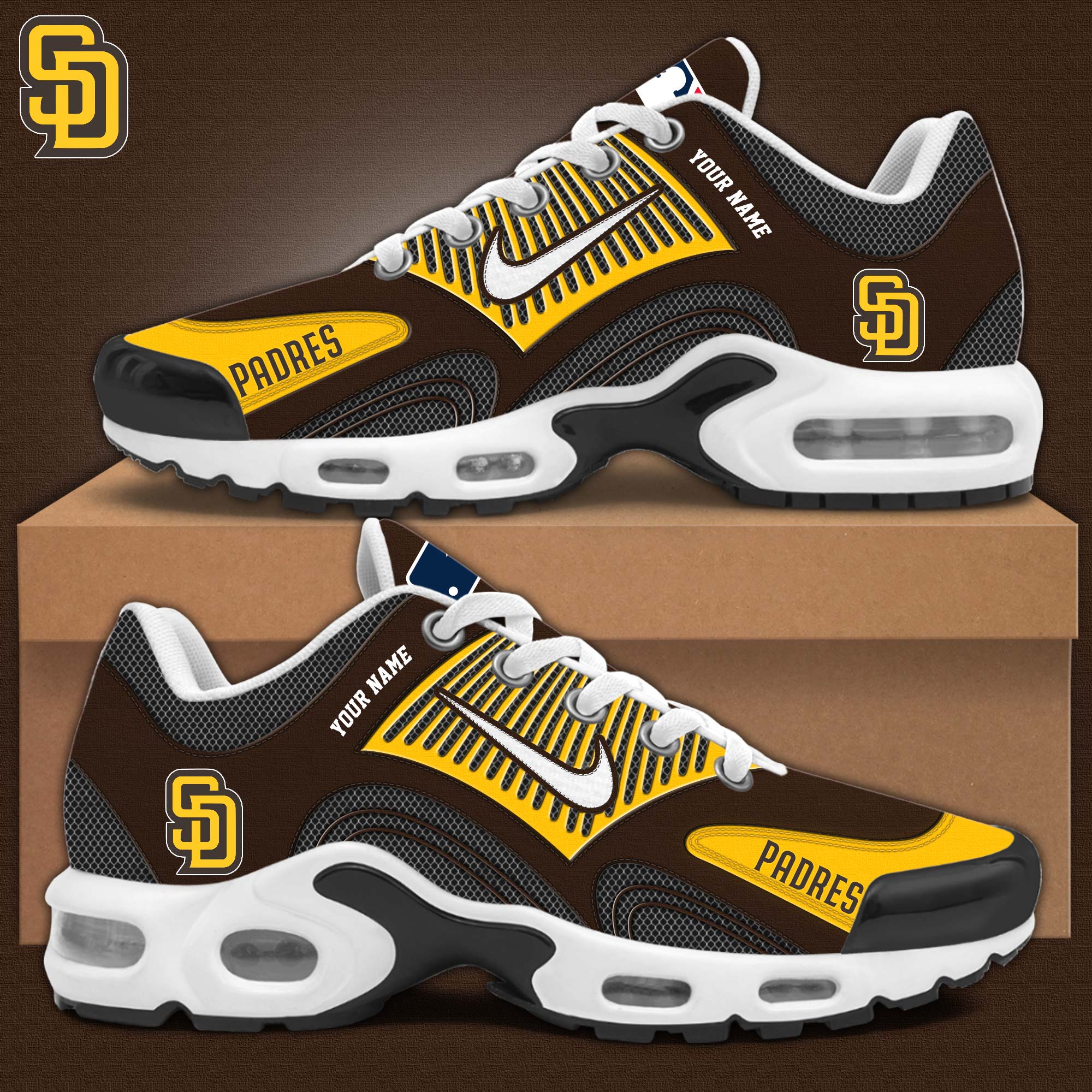 San Diego Padres     Personalized Shoes