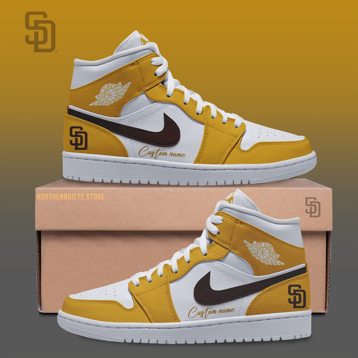 San Diego Padres Shoes-SP20042406ID10 - Famjoys San Diego Padres Shoes-SP20042406ID10 - Famjoys