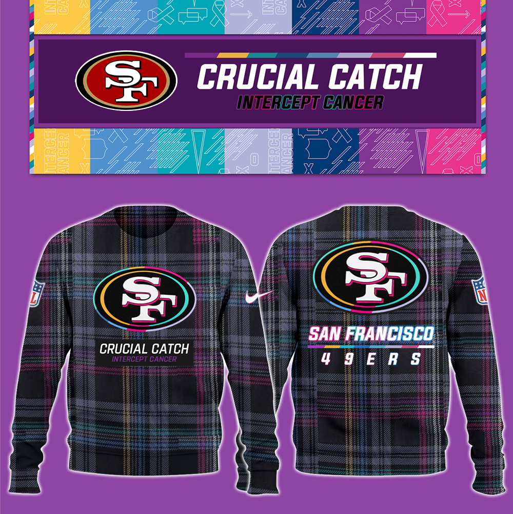 San Francisco 49er Crucial Catch Hoodie V2 - Famjoys San Francisco 49er Crucial Catch Hoodie V2 - Famjoys