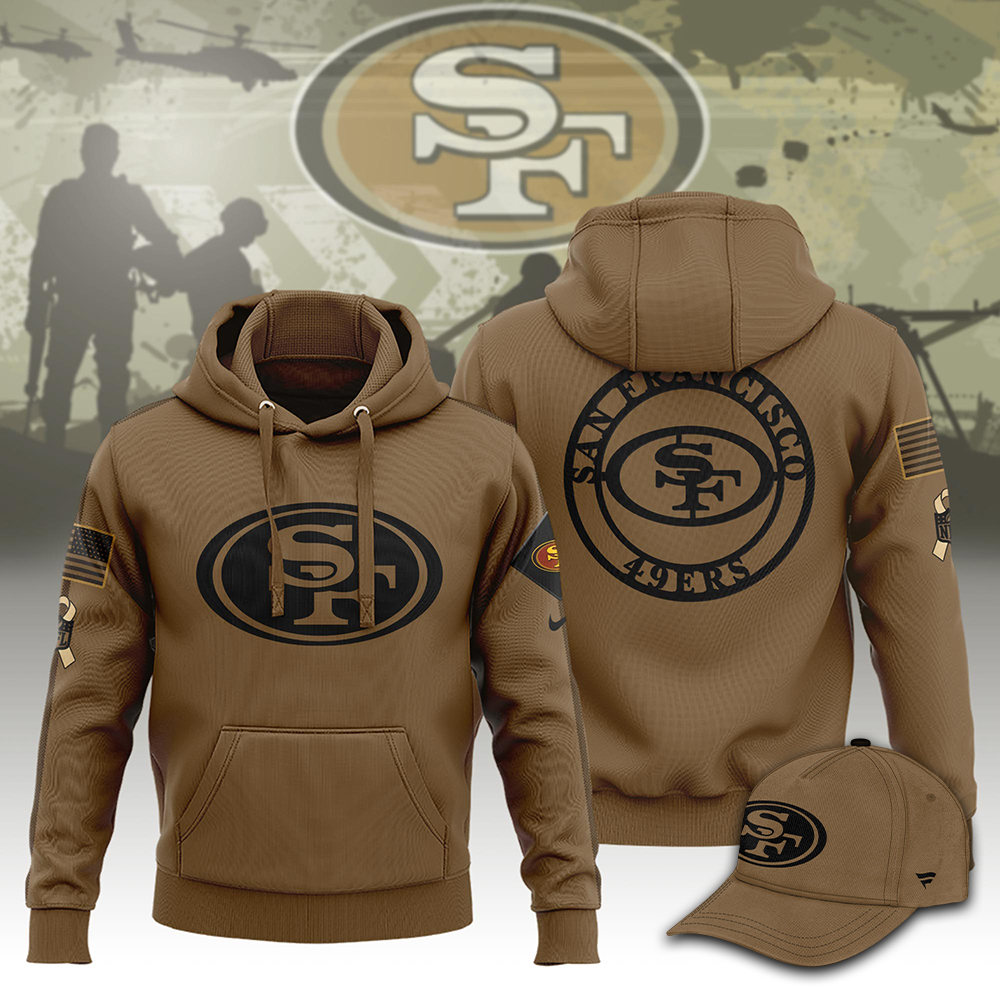 San Francisco 49er Veterans Hoodie - Famjoys San Francisco 49er Veterans Hoodie - Famjoys