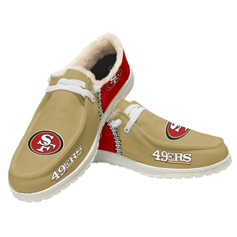 San Francisco 49ers – Hey Dude Wendy With Warm Fur Lining - Famjoys San Francisco 49ers – Hey Dude Wendy With Warm Fur Lining - Famjoys